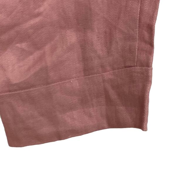 NWT J.Crew High Rise Linen Jogger Pants Pull On Pink Zip Pockets 6 T Tall Long - Picture 8 of 16